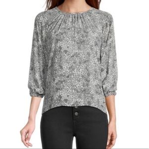 Loft Outlet NWT Garden Gathered Blouse - M
